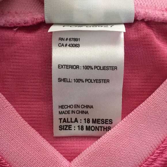 Pink Chargers Jersey 18 Months - Picture 4 of 6